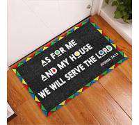 paillasson Exterieur Entree Quant à Moi et ma Maison, paillasson Afro-américain d'intérieur et d'extérieur