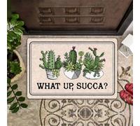 paillasson Exterieur Entree Salut, Succa ! Tapis de Porte Amusants pour l'intérieur et l'extérieur