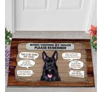 paillasson Exterieur Entree Scottish Terrier 1 Visite chez Moi Paillasson