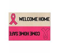 paillasson Exterieur Entree Sensibilisation au Cancer - Paillasson « Bienvenue à la Maison, rentrez sains et saufs »