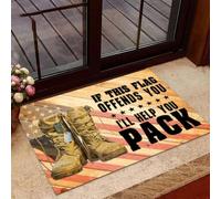 paillasson Exterieur Entree Si ce Drapeau Vous Offense, Je Vous aiderai à emballer Les paillassons.