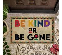 paillasson Exterieur Entree Soyez Gentil ou partez. Paillasson d'intérieur et d'extérieur « La gentillesse est la Bienvenue ».
