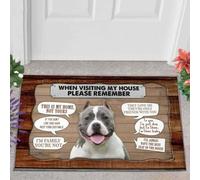 paillasson Exterieur Entree Staffordshire Terrier 2 Visite chez Moi Paillasson