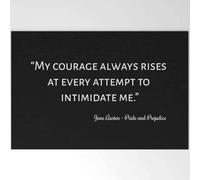 paillasson Exterieur Entree Tapis de Bienvenue, Citation d'Orgueil et Préjugés I par Lemon Pepper