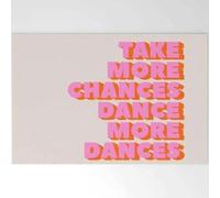 paillasson Exterieur Entree Tapis de Bienvenue, Prenez Plus de Risques, dansez Plus de Danses