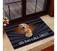 paillasson Exterieur Entree Tapis de Porte 3D Golden Retriever « Avez-Vous appelé en Premier pour Les Amoureux des Chiens.