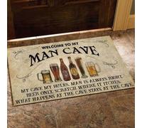 paillasson Exterieur Entree Tapis de Porte à bière pour Cave à Hommes