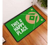 paillasson Exterieur Entree Tapis de Porte Amazing Baseball « This is My Happy Place »