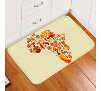 paillasson Exterieur Entree Tapis de Porte Beige Continent Africain