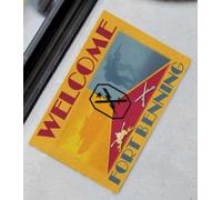 paillasson Exterieur Entree Tapis de Porte « Bienvenue aux vétérans de Fort Benning »