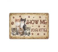 paillasson Exterieur Entree Tapis de Porte Chat Montrez-Moi Vos Chatons