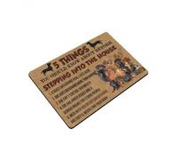 paillasson Exterieur Entree Tapis de Porte Dachshund Five Things