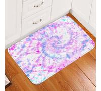 paillasson Exterieur Entree Tapis de Porte en Spirale de Couleur Violette