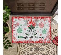 paillasson Exterieur Entree Tapis de Porte Ging-gle All The Way Décoration Cadeau