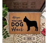 paillasson Exterieur Entree Tapis de Porte Humoristique « Frenchie Hope You Like Dog Hair »