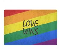 paillasson Exterieur Entree Tapis de Porte LGBT, Cadeau Gay Pride, Tapis de Bienvenue Arc-en-Ciel, Tapis lesbien