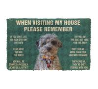 paillasson Exterieur Entree Tapis de Porte pour Chien - N'oubliez Pas Le Tapis de Porte personnalisé pour Chien