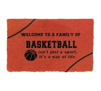 paillasson Exterieur Entree Tapis de Porte pour Chien Tapis de Porte Familial de Basket-Ball