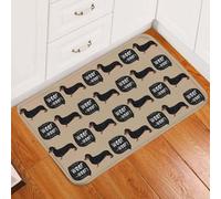 paillasson Exterieur Entree Tapis de Porte Teckel Woof