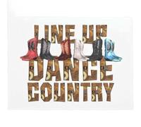 paillasson Exterieur Entree Tapis de Porte Tee Country Line Dance