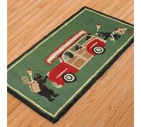 paillasson Exterieur Entree Tapis de Porte Woody Wagon Ours