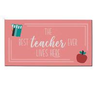 paillasson Exterieur Entree Tapis décoratif pour la Maison « Le Meilleur Professeur du Monde VIT Ici »