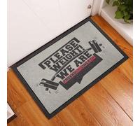 paillasson Exterieur Entree Tapis d'entrée d'intérieur et d'extérieur « We are Probably Sweaty Gym pour la Salle de Sport