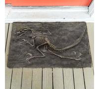 paillasson Exterieur Entree Tapis d'entrée Humoristique avec fossile de Dinosaure, pour intérieur et extérieur, n° 2