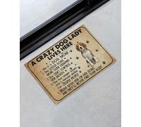 paillasson Exterieur Entree Tapis d'entrée Humoristique pour Maman, avec Un Beagle et Une tête de Mule. Idéal pour Une Utilisation intérieure et extérieure.