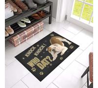 paillasson Exterieur Entree Toc toc, Qui est là ? Paillasson Bouledogue