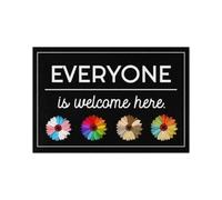 paillasson Exterieur Entree Tout Le Monde est Le bienvenu Ici. Paillasson Daisy