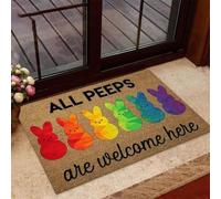 paillasson Exterieur Entree Tout Le Monde est Le bienvenu Ici, paillasson LGBT