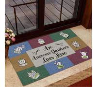 paillasson Exterieur Entree Un Jardinier Exceptionnel habite Ici - Paillasson Humoristique d'intérieur et d'extérieur