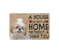 paillasson Exterieur Entree Une Maison n'est Pas Un Foyer sans Un paillasson Shih Tzu, pour Les Amoureux des Shih Tzu