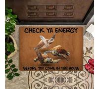 paillasson Exterieur Entree Vérifie Ton énergie Avant d'entrer dans Cette Maison. Paillasson de Bienvenue Facile à Nettoyer.