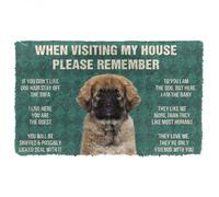 paillasson Exterieur Entree Veuillez Respecter Les règles de la Maison concernant Les Bergers du Caucase. Paillasson personnalisé