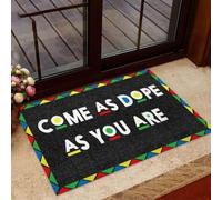 paillasson Exterieur Entree Viens Aussi Cool Que tu l'es, paillasson Afro-américain