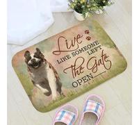 paillasson Exterieur Entree Vivez comme si Quelqu'un Avait laissé la Porte Ouverte. Paillasson Saint-Bernard.