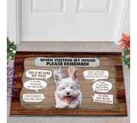 paillasson Exterieur Entree West Highland White Terrier 2 Visite chez Moi Paillasson