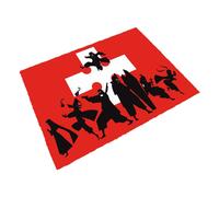 Paillasson Fire Force Logo Rouge 40 X 60 Cm SD Toys