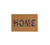 Paillasson floral en PVC et fibres de coco Home - 60 x 40 cm