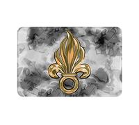Paillasson French Foreign Legion Logo Tapis D'Entrée Facile À Nettoyer Paillassons Interieur Résistant Paillasson Interieur pour Couloir Exterieur Jardin 40X60 CM
