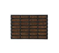 JE CHERCHE UNE IDEE Tapis Grattoir en Coco et Caoutchouc 40x60 cm Naturel
