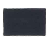 Paillasson gris foncé en fibre de coco 65 x 100 cm touffeté avec dessous antidérapant, résistant aux intempéries et lavable, idéal comme paillasson pour l'entrée, la porte d'entrée, le balcon et la