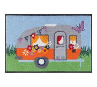 Paillasson Happy Camping Tapis d'entrée Lavable Diff. Tailles wash+dry Design