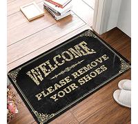 Paillasson Home Sweet Apartment Welcome Please Remove Your Shoes Tapis de chambre pour garçons et adolescents (taille : 40 x 60 cm)