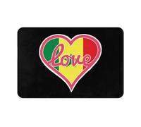 Paillasson I Love Le Drapeau du Sénégal Tapis De Porte 40X60CM