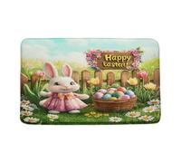 Paillasson Joyeuses Pâques Tapis D'Entrée 40X60CM