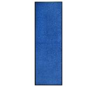 Paillasson Lavable Bleu 60x180 cm Tapis Couloir Entrée Porte Intérieur vidaXL