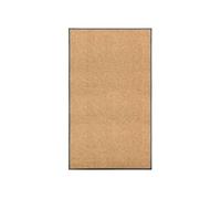 vidaXL Paillasson lavable Tapis d'entrée antidérapant crème intérieur/extérieur 90x150 cm